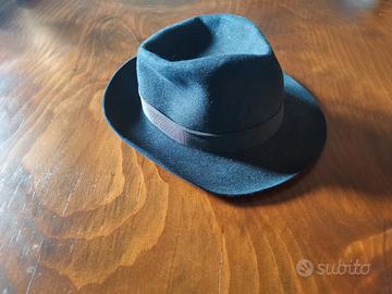 Cappello Borsalino in feltro nero - poco usato