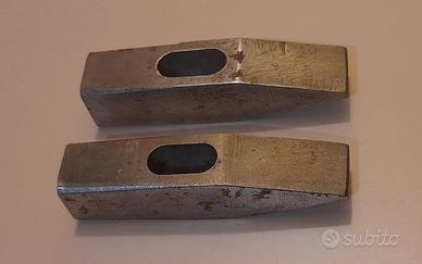 COPPIA PICCOLI MARTELLI FATTI A MANO SENZA MANICO