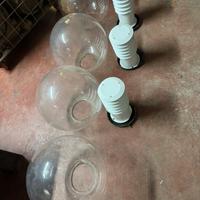 Sfere da giardino trasparenti