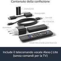 Amazon Fire TV Stick Lite con telecomando vocale