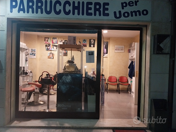 Locale con attività di barbiere