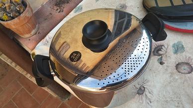 2 Pentole Grandi Acciaio Inox 18/10 Ø 24cm