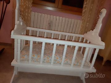 Culla Stile Vintage in Legno