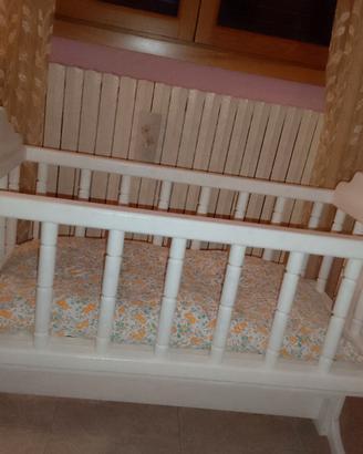 Culla Stile Vintage in Legno