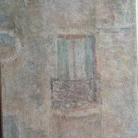 strappo d'affresco facciata di Venezia Costantini
