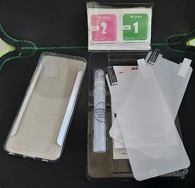 Per Huawei Mate20 Pro cover silicone + 02pellicole