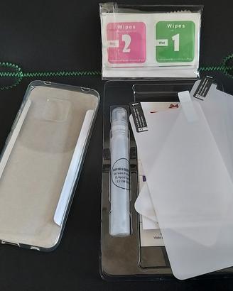 Per Huawei Mate20 Pro cover silicone + 02pellicole