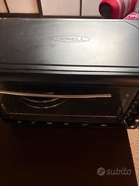 Forno elettrico con teglie per pizza