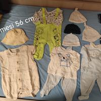 abbigliamento vestiti 1-3 mesi neonato 