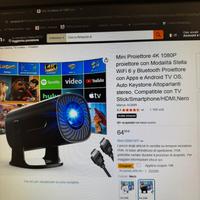 mini proiettore agima 4k