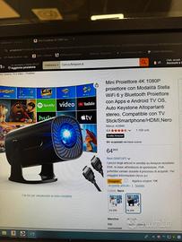 mini proiettore agima 4k