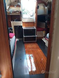 Barca a vela allestimento crociera 