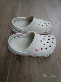 crocs bianche n. 31