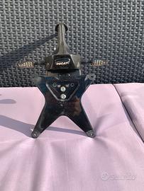 Porta targa in carbonio Ducati Performance