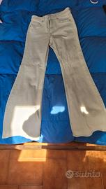 Jeans flare high waist H&M Grigio chiari eur 38