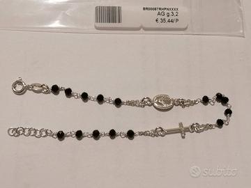 Bracciale rosario argento 925