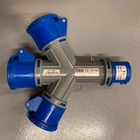 Moltiplicatore mobile 3 uscite 16A 200-250V