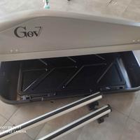 Baule GEV Easy 420 da tetto per Auto + accessori