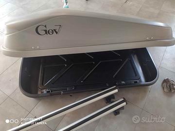Baule GEV Easy 420 da tetto per Auto + accessori