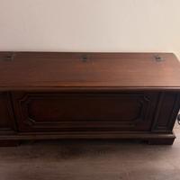 Cassapanca baule noce scuro/medio