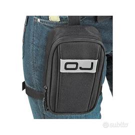 BORSELLO MARSUPIO NERO AGGANGIABILE GAMBA MOTO SCO