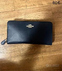 Portafoglio COACH NAVY BLU
