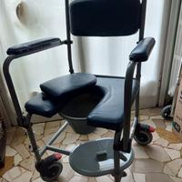 Sedia Comoda con ruote (ausilio per wc)