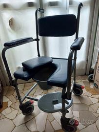 Sedia Comoda con ruote (ausilio per wc)