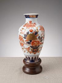Vaso Giapponese  "Gold Imari" dipinto a mano.