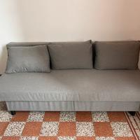 Divano letto ikea come nuovo grigio