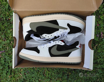 Travis Scott x  Air Jordan 1 Low Oliva Nero EU39