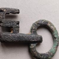 antica chiave Romana in bronzo 