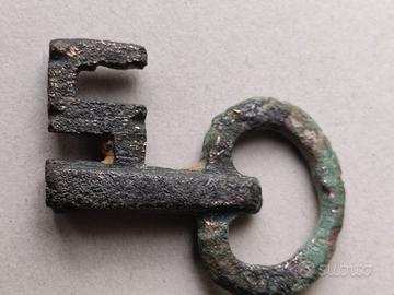 antica chiave Romana in bronzo 