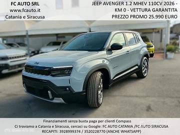 Jeep Avenger 1.2 ALTITUDE 110CV - KM 0