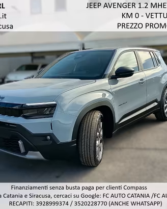 Jeep Avenger 1.2 ALTITUDE 110CV - KM 0