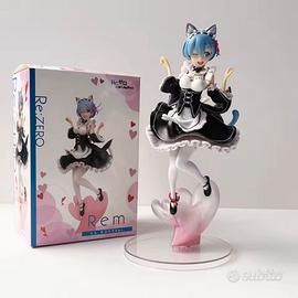 Rem Nekomimi Re:ZERO 22 cm Action Figure 1/8 PVC