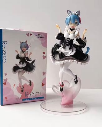 Rem Nekomimi Re:ZERO 22 cm Action Figure 1/8 PVC