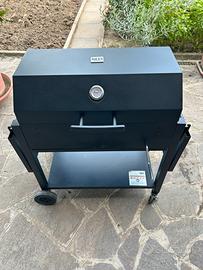 barbecue a carbonella MD con termometro, e ripiani
