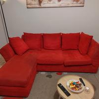 divano da salotto con penisola 