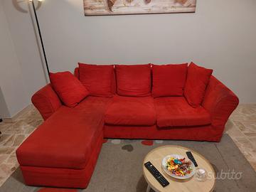 divano da salotto con penisola 