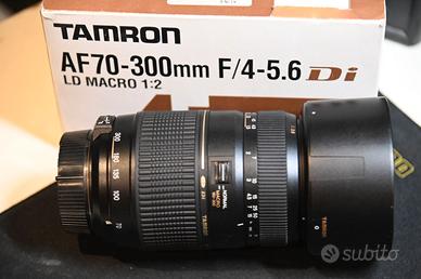 Tamron 70-300mm f/4-5.6 Di LD Macro attacco Nikon