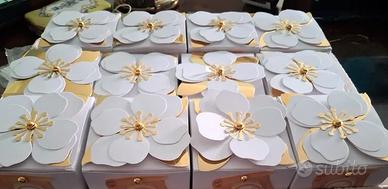 Scatole vuote per bomboniere 8 pezzi