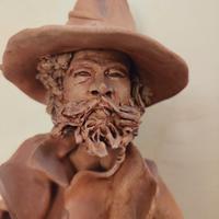 Statua artigianale  “Ceramica Piccolo (Marzi) 30cm