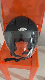 Casco Jet Kappa KV28 Miami nero opaco – ottime con
