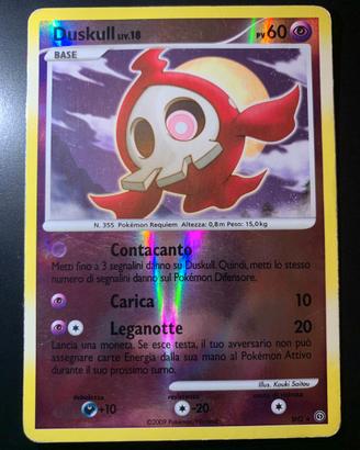 Duskull Lv.18 RH Holo (STF SH2) Fronte di Tempesta