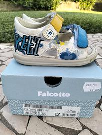 Sandali Falcotto maschio in pelle taglia 22 usati
