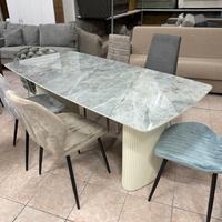 Tavolo harper effetto marmo 180x90