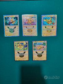 Set pikachu 30°anniversario 