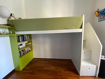 Cameretta a ponte Battistella Nidi – letto soppalc