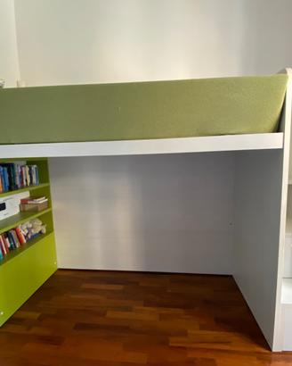 Cameretta a ponte Battistella Nidi – letto soppalc